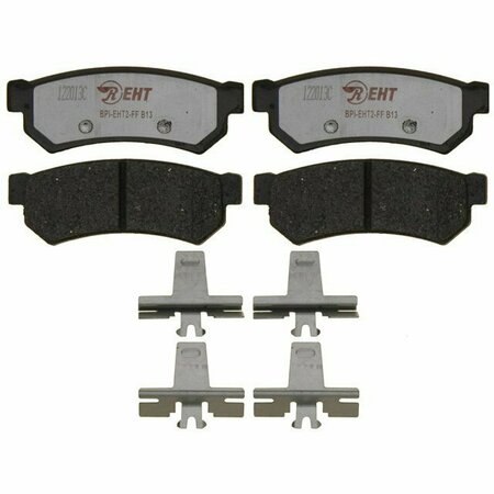 R/M BRAKES BRAKE PADS OEM OE Replacement Hybrid Technology Includes Mounting Hardware EHT1315H